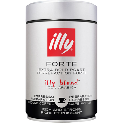 illy Forte 100% Arabica snelfiltermaling Illy filterkoffie 250 g