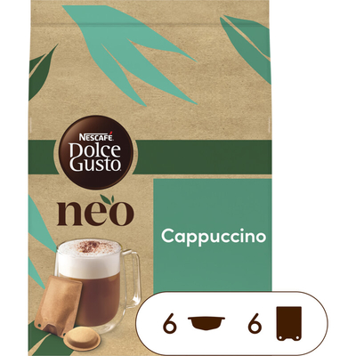 Nescafé Dolce Gusto Neo cappuccino capsules Dolce Gusto NEO koffiepads 12 stuks