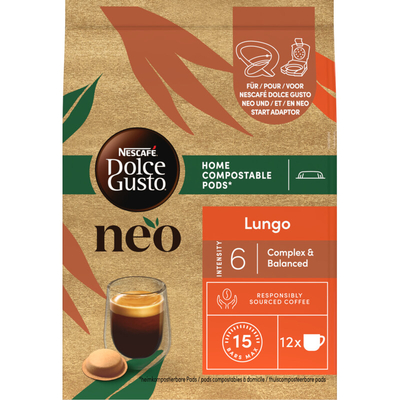 Nescafé Dolce Gusto Neo lungo capsules Dolce Gusto NEO koffiepads 12 stuks