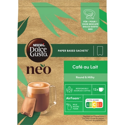 Nescafé Dolce Gusto Neo café au lait capsules Dolce Gusto NEO koffiepads 12 stuks