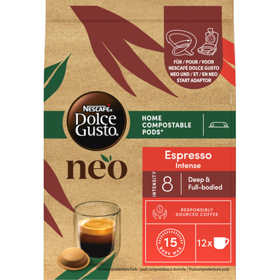 Nescafé Dolce Gusto Neo espresso intense capsules Dolce Gusto NEO koffiepads 12 stuks