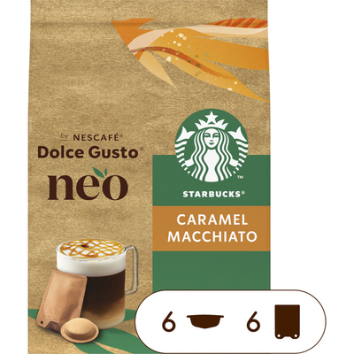 Nescafé Dolce Gusto Neo caramel macchiato capsules Starbucks NEO koffiepads 12 stuks