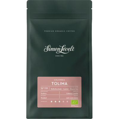 Simon Lévelt Colombia tolima koffiebonen Simon Levelt koffiebonen 250 g