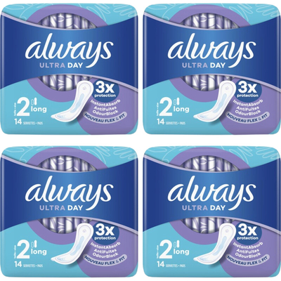 Always Maandverband Ultra Long 4-pack Maandverband 4 stuks