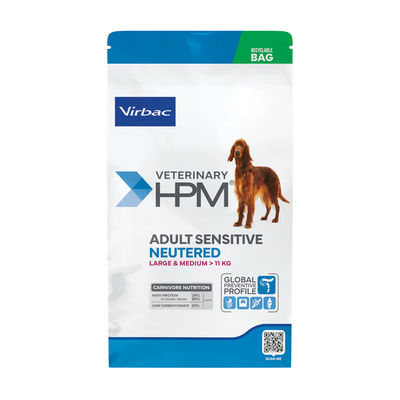 Virbac HPM Adult Sensitive Neutered Dog Large & Medium Hondenvoer - 12 kg - hondenbrokken