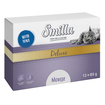12x85g Smilla Deluxe Mousse met Tonijn Katten Natvoer - natvoer katten