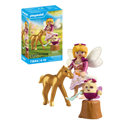 PLAYMOBIL gouden eenhoornveulen met fee 71844