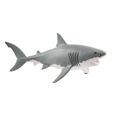 schleich WILD LIFE - Witte Haai - Speelfiguur - Kinderspeelgoed voor Jongens en Meisjes - 3 tot 8 jaar - 14809