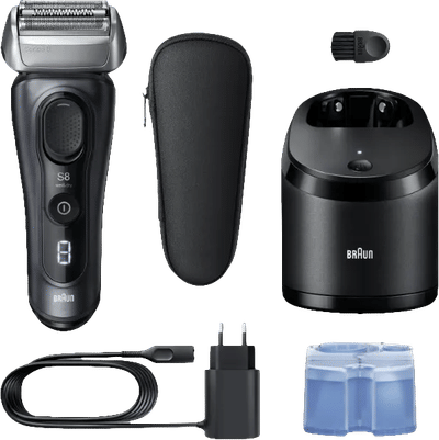 Braun Series 8 Elektrisch Scheerapparaat 8663CC - Sensoadapt - SmartCare Center - Grijs - Scheerapparaat voor Mannen