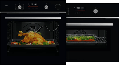 AEG OR6PB52WSB SteamCrisp + AEG OK6NK50WB CombiQuick