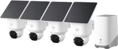 Eufy SoloCam E42 4-Pack + HomeBase 3