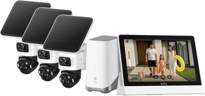 Eufycam S4 3-pack + HomeBase 3 + Smart Display E10
