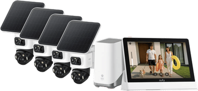 EufyCam S4 4-Pack + HomeBase 3 + Smart Display E10