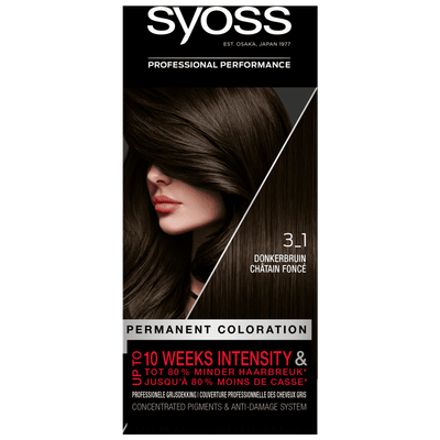 Syoss haarkleuring - 3-3 Dark Violet