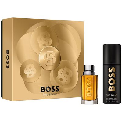 BOSS THE SCENT for Him geschenkset - eau de toilette 50 ml + deodorant spray 150 ml