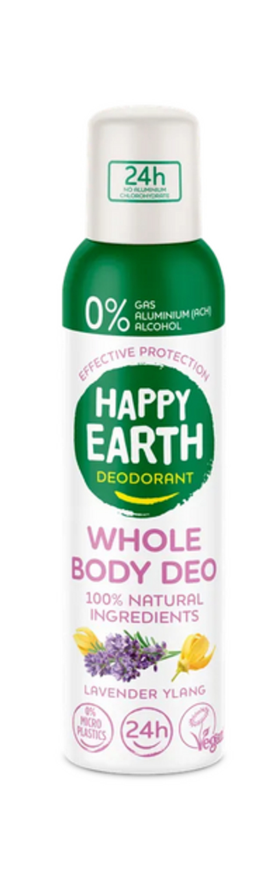 Happy Earth Deospray Lavender Ylang 100 ml