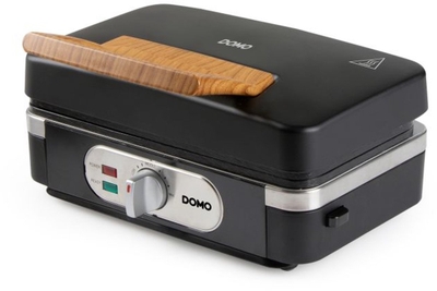 DOMO DO9278C 3-in-1 Wafelijzer - Tosti-ijzer - Contactgrill - PFAS-vrij - Verwisselbare Platen - Zwart