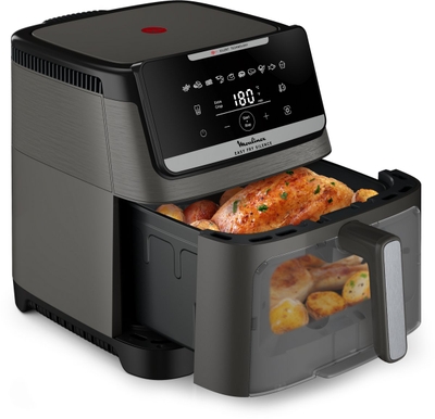 Moulinex Easy Fry Silence XXL EZ846HF0 – Airfryer – 7L – 10 automatische programma’s