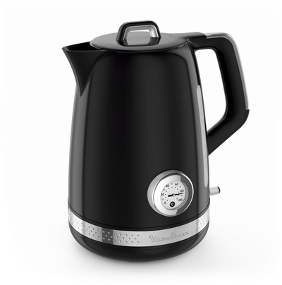 Moulinex Soleil BY3558E0 – Waterkoker - 1,7 L – Snelle opwarming - 2400 W – Uitneembaar kalkfilter - Zwart