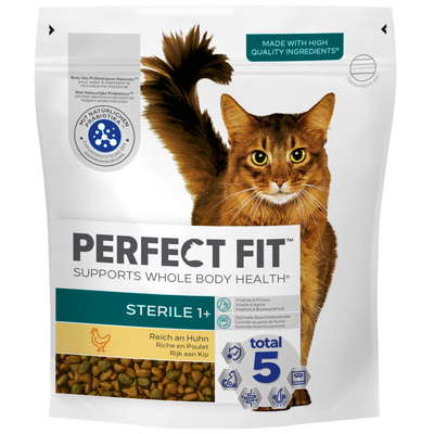 Perfect Fit - Adult - Steriel - Kattenbrokken - Kip - 4x750g kattenbrokken