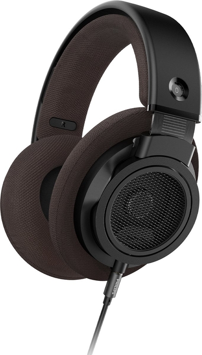 PHILIPS CENTURY RANGE - The Freddy - SHP9500CY/00 HiFi stereo hoofdtelefoon - over ear - 50mm neodymium drivers - 3 meter kabel - open klankkast - duurzame stalen lichtgewicht hoofdband - Bruin/Zwart