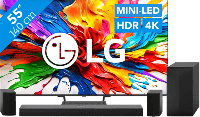 LG 55" QNED93 EVO 4K (2025) + LG DS70TR