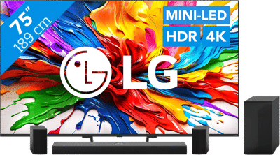 LG 75" QNED93 EVO 4K (2025) + LG DS70TR