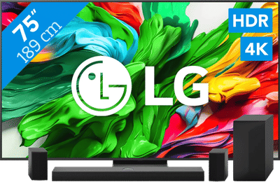 LG 75" QNED86 EVO 4K (2025) + LG DS70TR