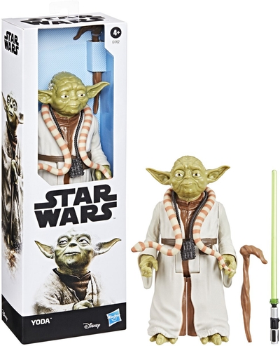 Star Wars Titan Hero Series Yoda Action Figure & Accessories (12"" Scale)