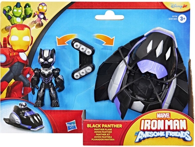 Hasbro Ironman speelgoedauto met figuur - Marvel actiefiguur.