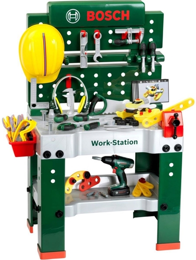Theo Klein - Bosch Werkstation - Speelgoedwerkbank - Inclusief accessoires