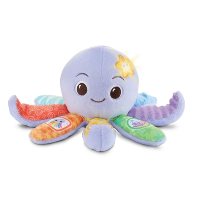 VTech Baby Knuffel & Speel Octopus - Interactieve Knuffel - Inclusief 15 Melodietjes en 3 Gezongen Liedjes - Vanaf 3 Maanden