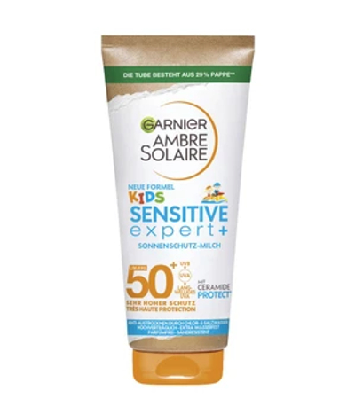 GARNIER AMBRE SOLAIRE Kids Sensitive expert+ Sonnenschutz-Milch LSF 50+ Zonnemelk 175 ml