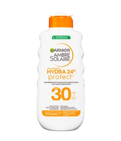 GARNIER AMBRE SOLAIRE Hydra Protect+ Sonnenschutz-Milch 24h LSF 30 Zonnemelk 175 ml