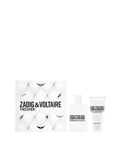 Zadig&Voltaire This is her! Eau de Parfum + Body Lotion Geurset 1 st