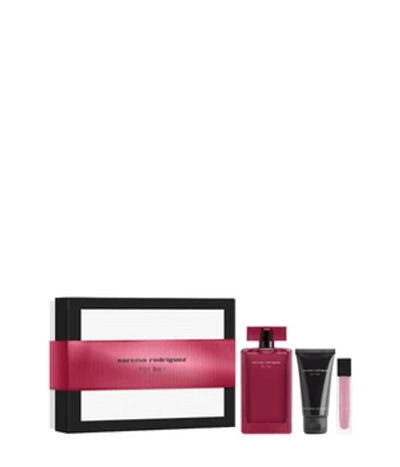 Narciso Rodriguez for her Intense Eau de Parfum Intense + Body Lotion + Eau de Parfum Intense Mini Geurset 1 st