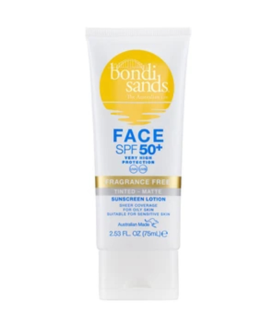Bondi Sands SPF 50+ Everyday Face Lotion - Tinted Matte Zonnebrandcrème 75 ml