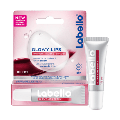 Labello Glowy Lips Berry SPF 30