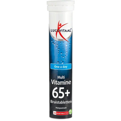 3x Lucovitaal Multi Vitamine 65+ bruistabletten 20st