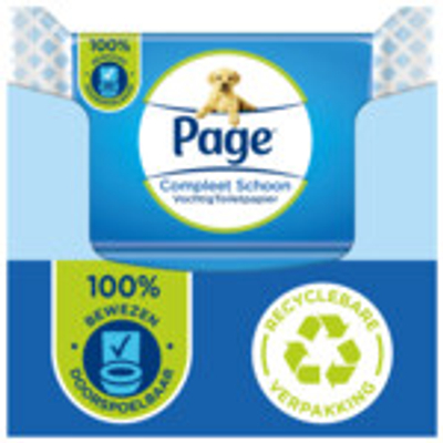 Page Compleet Schoon vochtig toiletpapier - 456 doekjes
