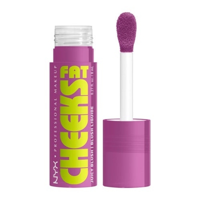 NYX Professional Make Up Fat Cheeks Blueberry Burst Blush - Vloeibare Formule - Blijft tot 12 uur lang zitten - 8ml