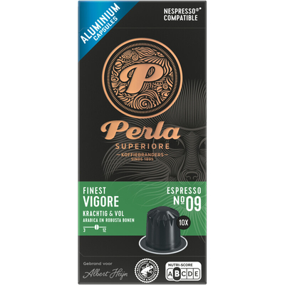 Perla Superiore finest espresso napoli capsules Nespresso compatible koffiecups 10 stuks