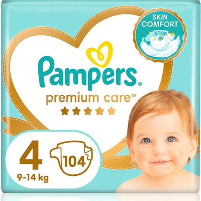 Pampers Premium Care  luiers maat 4 - 104 stuks