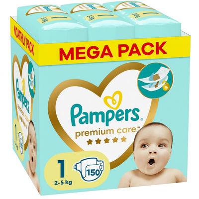 Pampers Premium Care  luiers maat 1 - 150 stuks