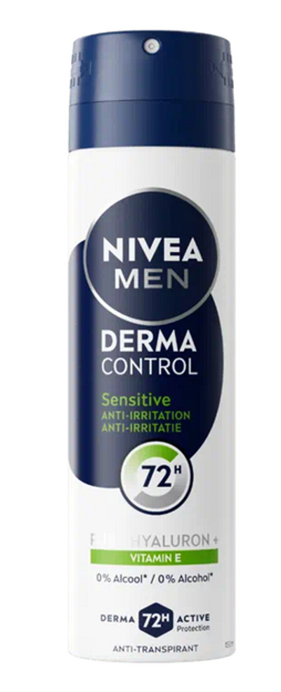 Nivea Men Derma Control Sensitive Deodorant Spray 150 ml