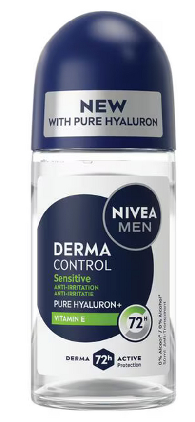 Nivea Men Derma Control Sensitive Deodorant Roller 50 ml