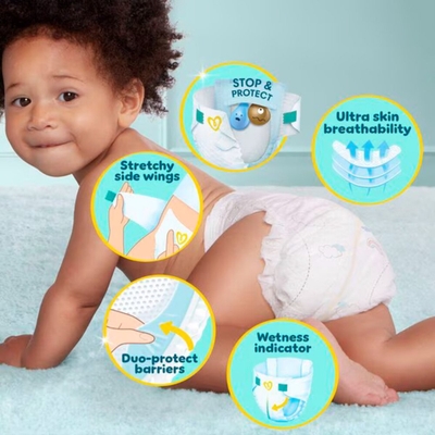 Pampers Premium Protection  luiers maat 4 - 75 stuks
