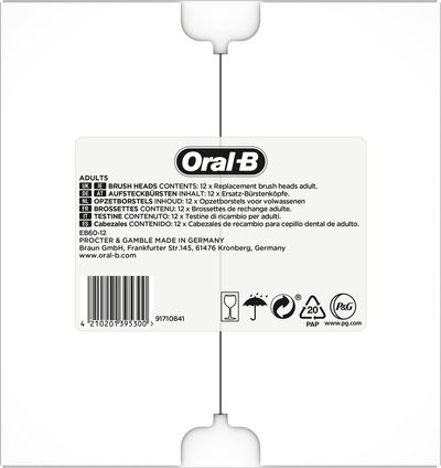 Oral-B Sensitive Clean  opzetborstels - 12 stuks