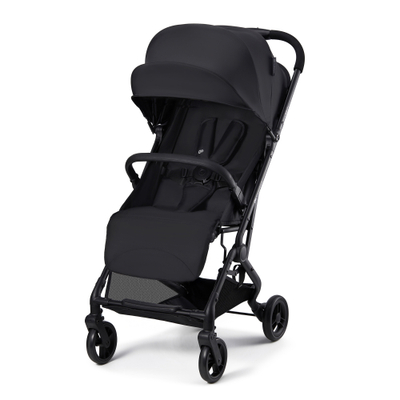 Kinderkraft INDY 3 Buggy – Voor Pasgeborenen tot 15 kg – Compact en Eénhandig Inklapbaar, Verstelbare Rugleuning en Voetensteun – Zwart