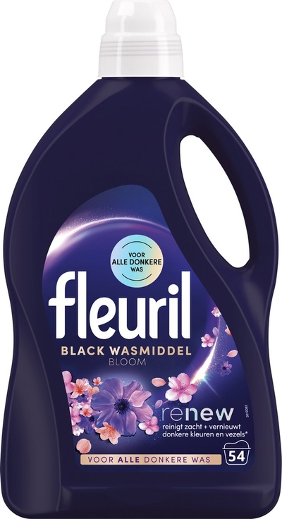 Fleuril Vloeibaar wasmiddel zwarte was - 54 wasbeurten